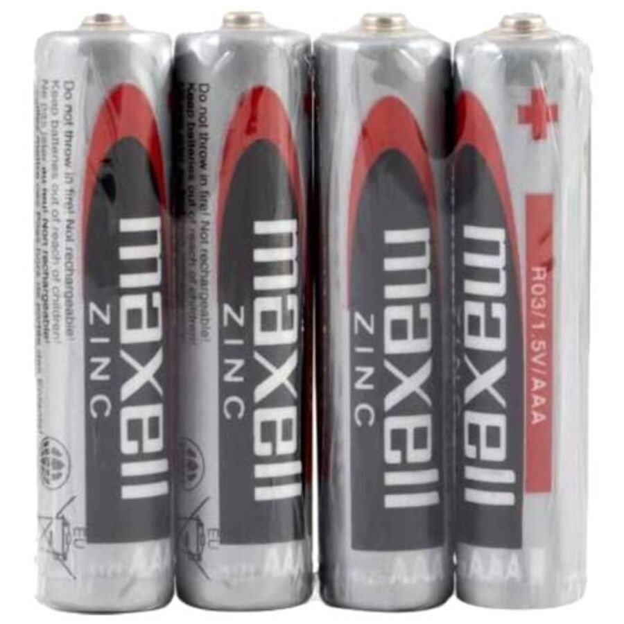MAXELL - BATERIA SALINA MANGANESO AAA R03 RETRACTIL*4